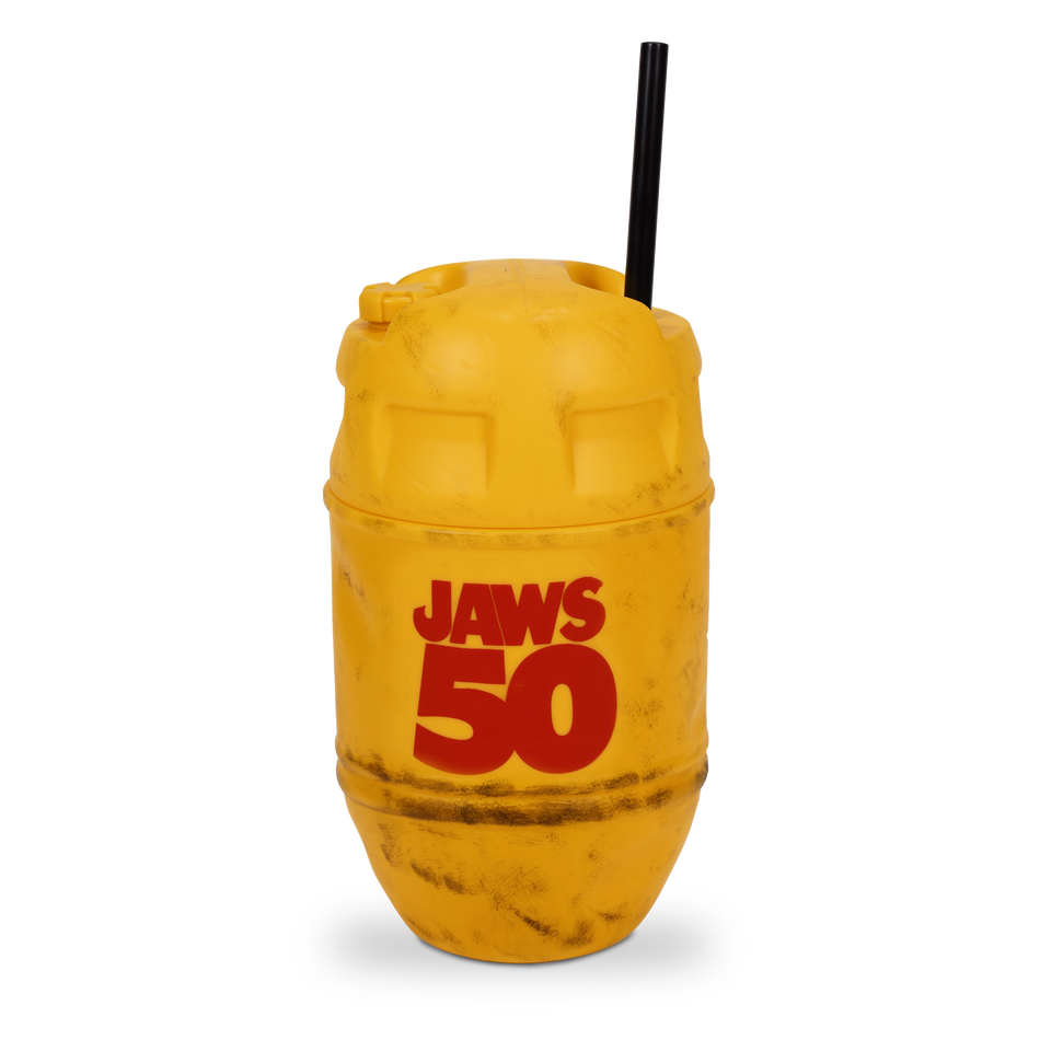 JAWS 50th Anniversary Barrel Drink Cup 32oz