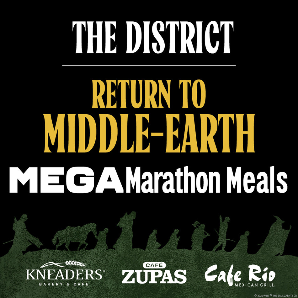 Return to Middle-earth MEGAMarathon Meal Package - The District