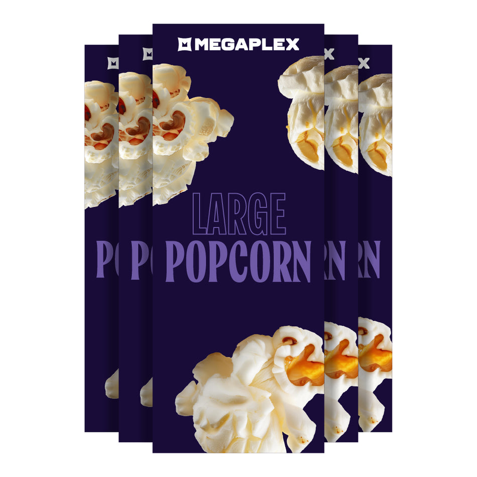 Large Popcorn Vouchers (Min 5)