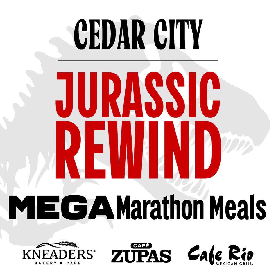 Jurassic Rewind MegaMarathon Meal Package - Cedar City
