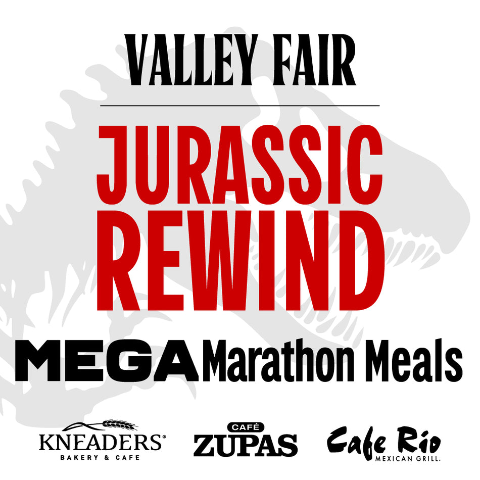 Jurassic Rewind MegaMarathon Meal Package - Valley Fair