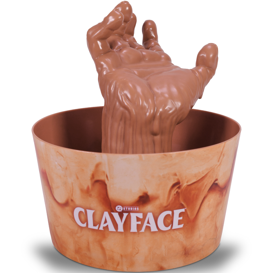 Clayface Figural Hand in Bucket 110oz