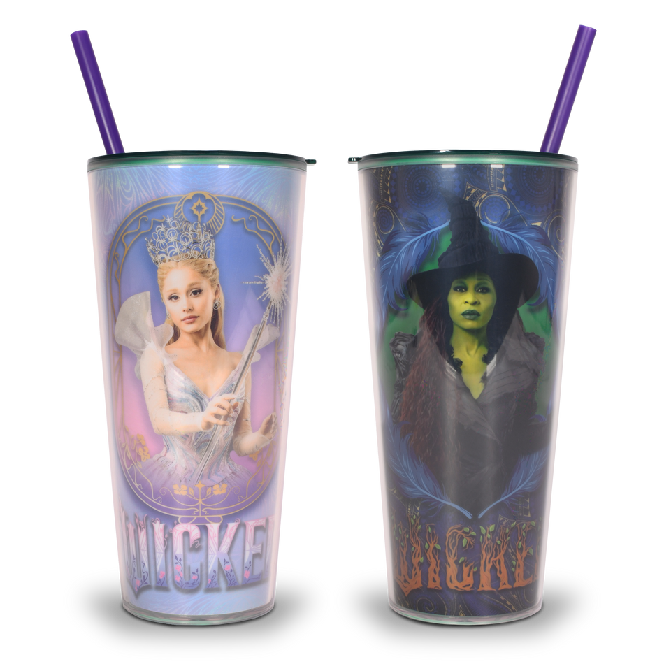 Wicked for Good Double Wall Tumbler w/Flat Lid 24oz
