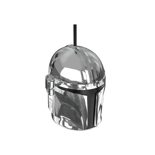 Mandalorian & Grogu Drink Bottle 3D Mandalorian Head