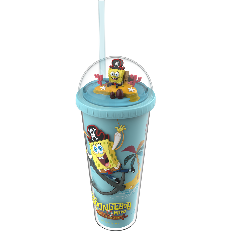 The SpongeBob Movie: Search for SquarePants Island Scene Dome Lid Tumbler 20oz