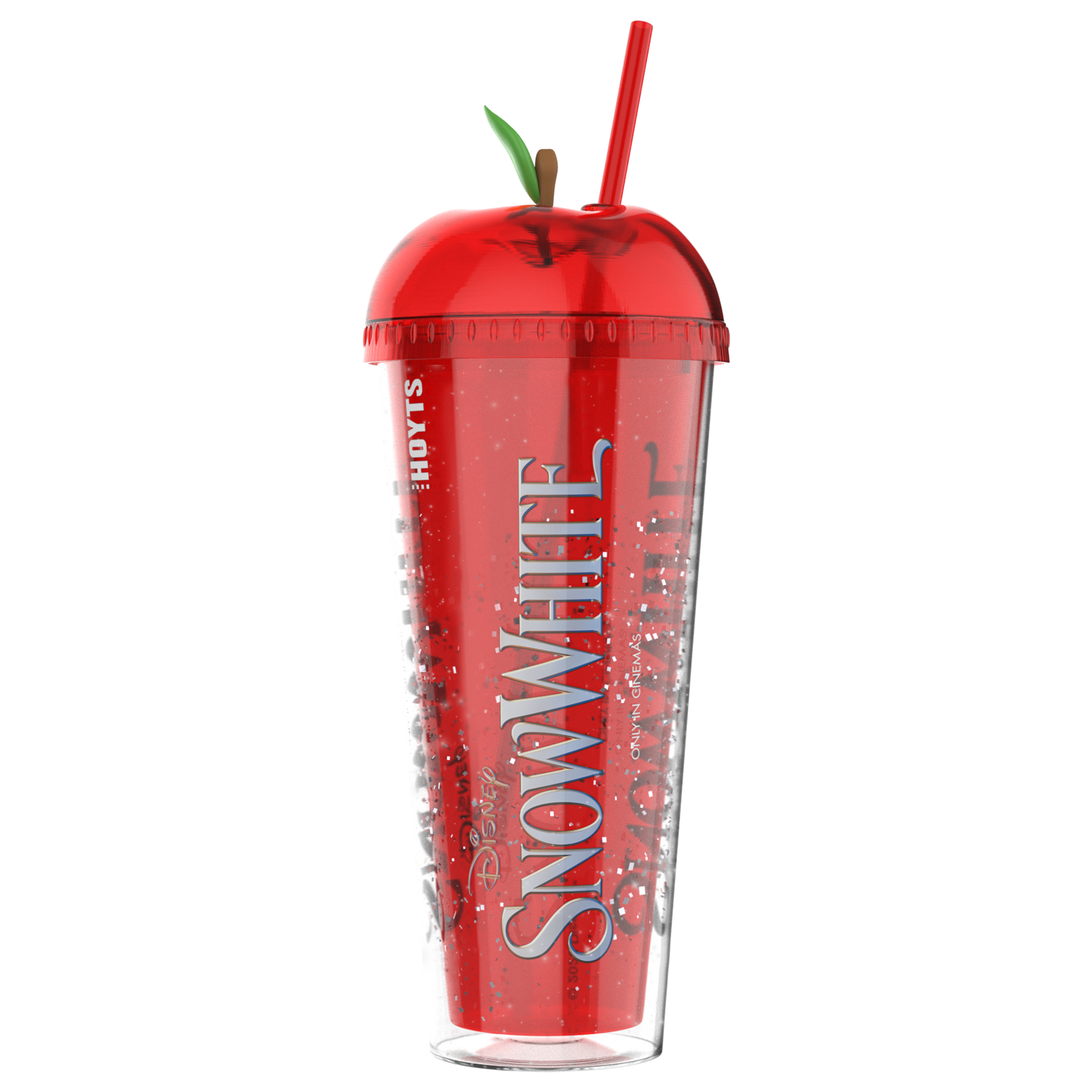 Snow White Red Glitter Apple Dome Lid Tumbler – MEGAStore