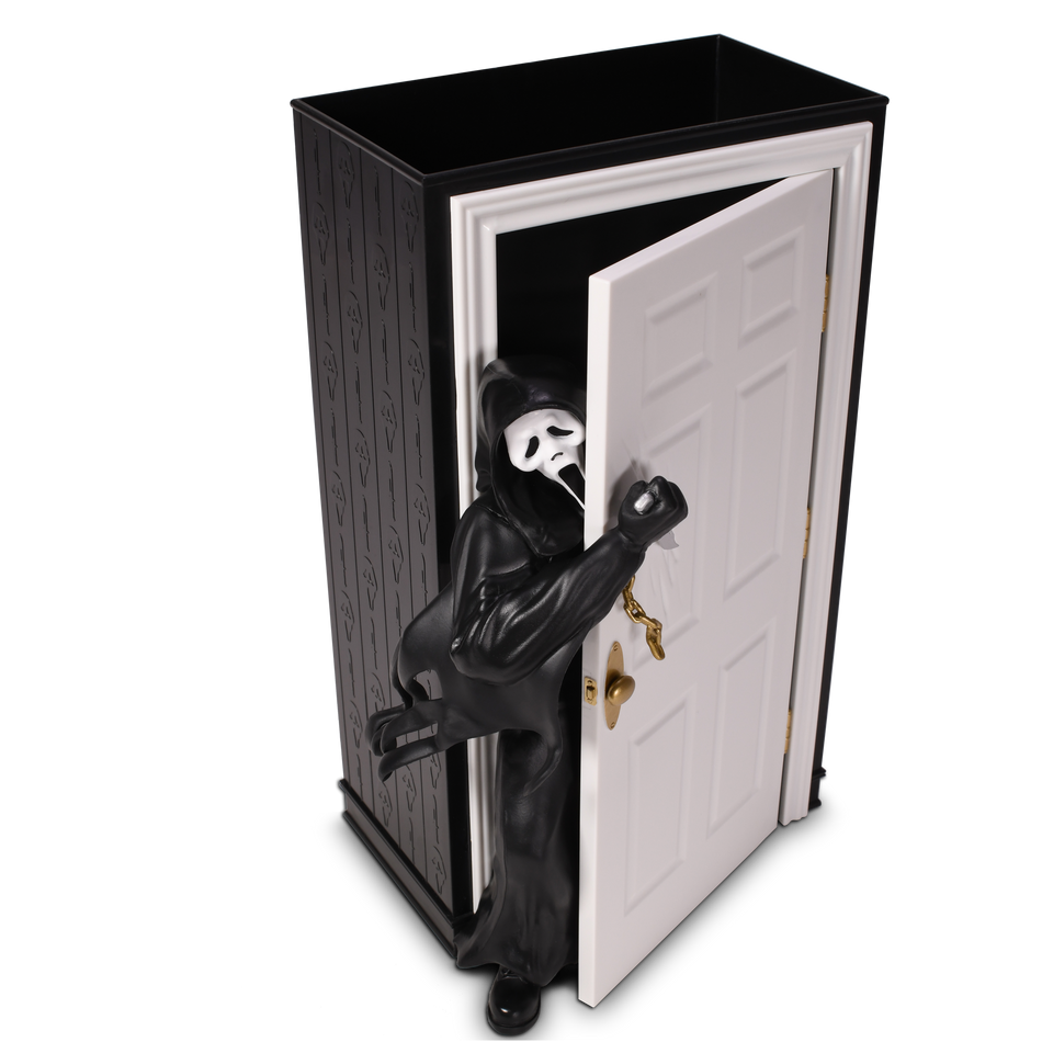 Scream 30th Anniversary Ghostface Attack At Door Popcorn Bucket