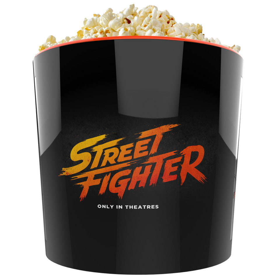 Street Fighter Double Wall Spinning Popcorn Tub