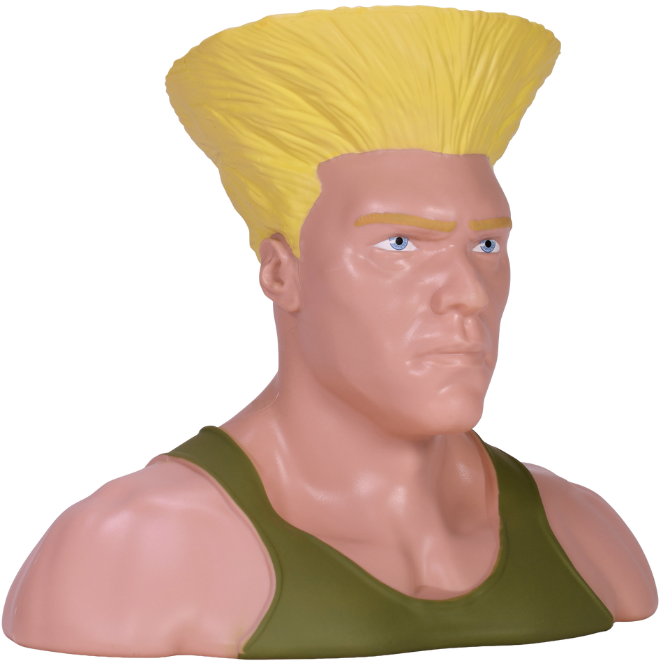 Street Fighter Guile Bust Bucket 120oz w/ Dog Tags