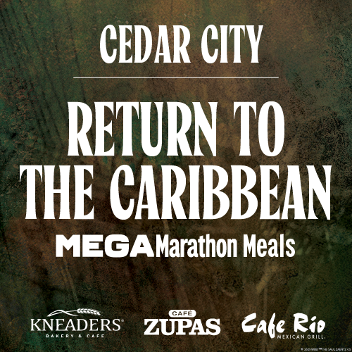 Return to the Caribbean MegaMarathon Meal Package - Cedar City