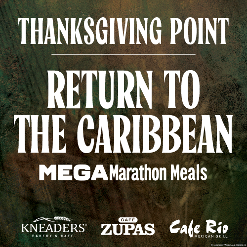 Return to the Caribbean MegaMarathon Meal Package - Thanksgiving Point